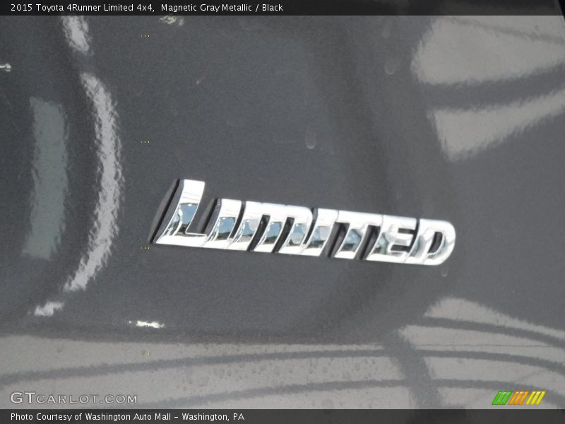 Magnetic Gray Metallic / Black 2015 Toyota 4Runner Limited 4x4