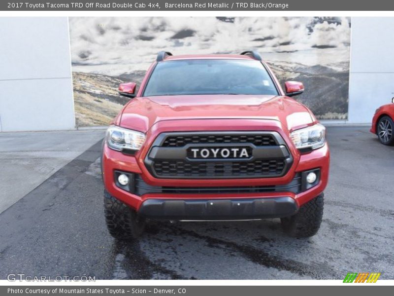 Barcelona Red Metallic / TRD Black/Orange 2017 Toyota Tacoma TRD Off Road Double Cab 4x4