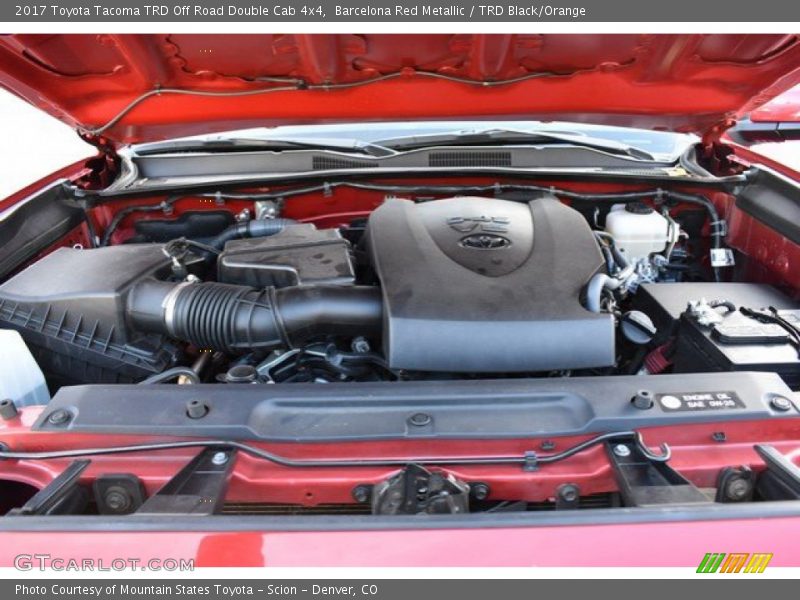 Barcelona Red Metallic / TRD Black/Orange 2017 Toyota Tacoma TRD Off Road Double Cab 4x4