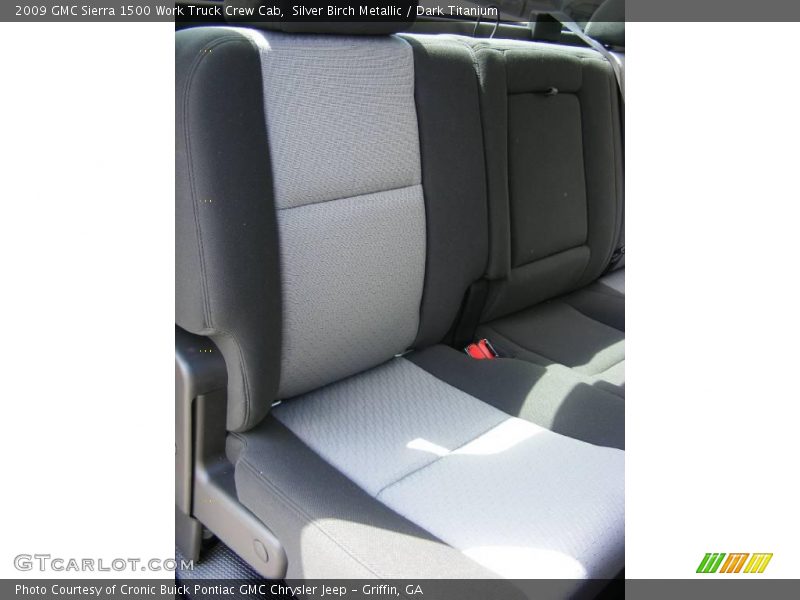 Silver Birch Metallic / Dark Titanium 2009 GMC Sierra 1500 Work Truck Crew Cab
