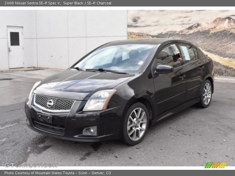 Super Black / SE-R Charcoal 2008 Nissan Sentra SE-R Spec V