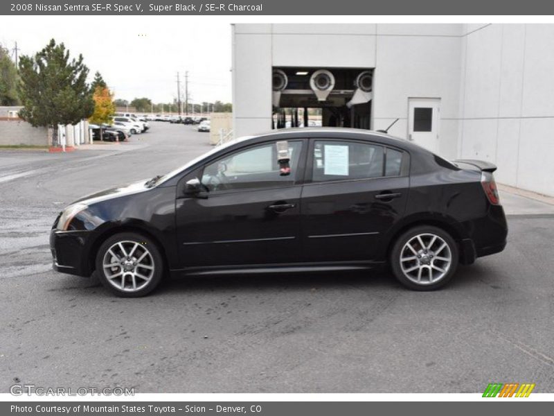 Super Black / SE-R Charcoal 2008 Nissan Sentra SE-R Spec V