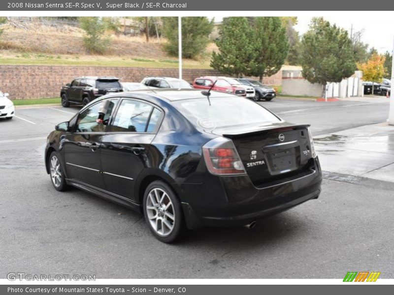 Super Black / SE-R Charcoal 2008 Nissan Sentra SE-R Spec V