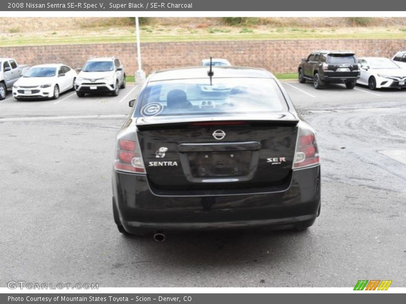 Super Black / SE-R Charcoal 2008 Nissan Sentra SE-R Spec V