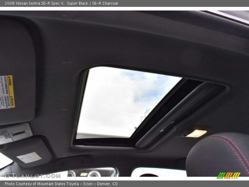 Super Black / SE-R Charcoal 2008 Nissan Sentra SE-R Spec V