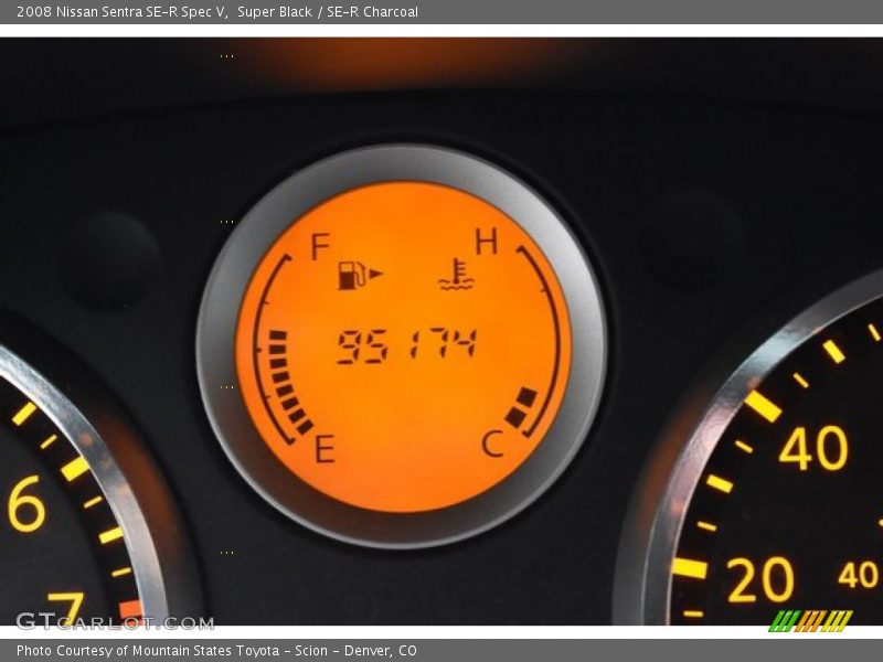 Super Black / SE-R Charcoal 2008 Nissan Sentra SE-R Spec V