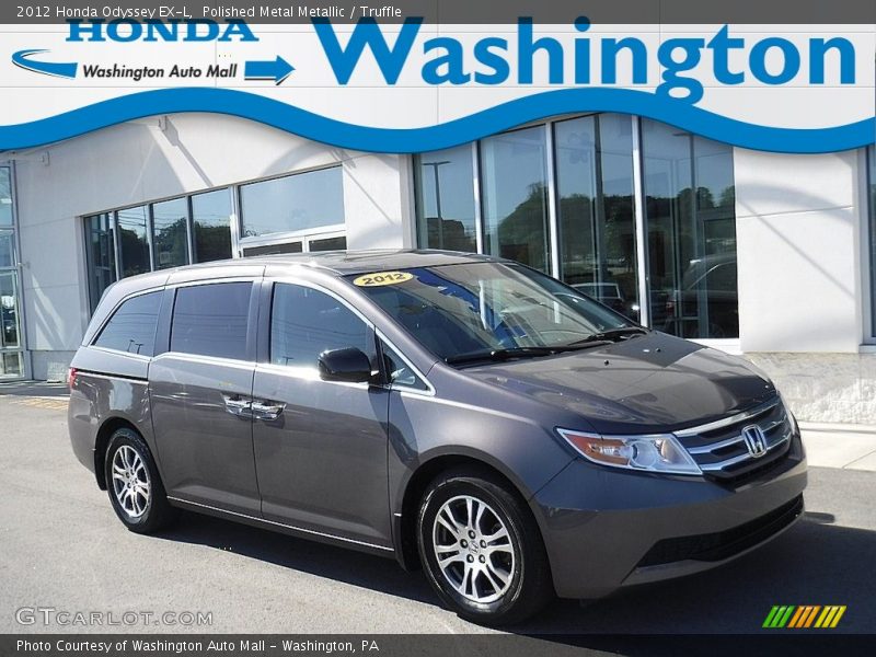Polished Metal Metallic / Truffle 2012 Honda Odyssey EX-L