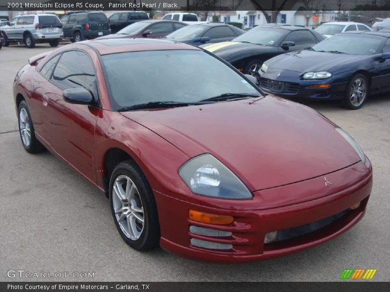 Patriot Red Pearl / Black 2001 Mitsubishi Eclipse RS Coupe