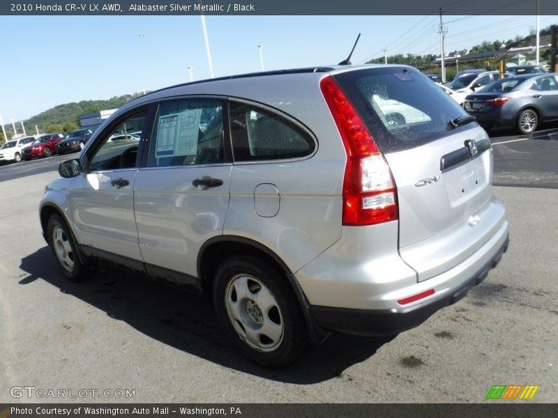 Alabaster Silver Metallic / Black 2010 Honda CR-V LX AWD