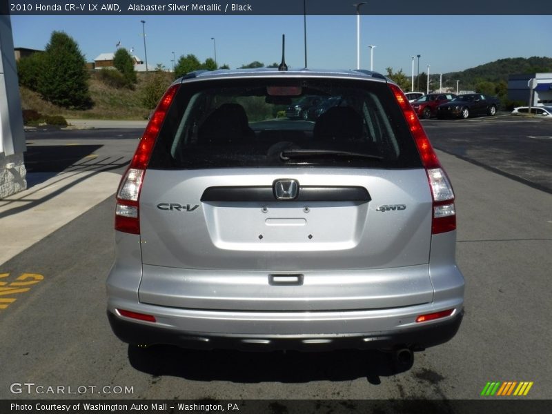 Alabaster Silver Metallic / Black 2010 Honda CR-V LX AWD