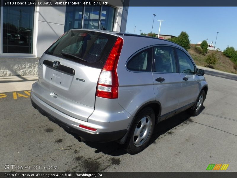 Alabaster Silver Metallic / Black 2010 Honda CR-V LX AWD