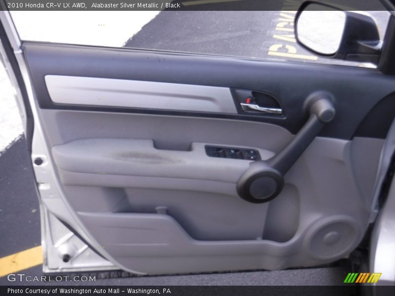 Alabaster Silver Metallic / Black 2010 Honda CR-V LX AWD