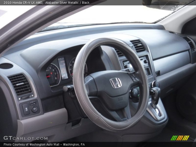 Alabaster Silver Metallic / Black 2010 Honda CR-V LX AWD