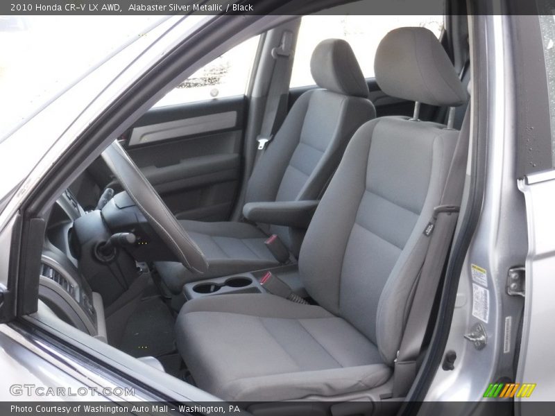 Alabaster Silver Metallic / Black 2010 Honda CR-V LX AWD