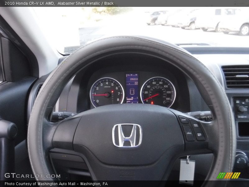 Alabaster Silver Metallic / Black 2010 Honda CR-V LX AWD