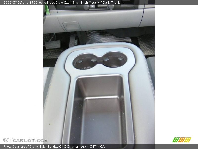 Silver Birch Metallic / Dark Titanium 2009 GMC Sierra 1500 Work Truck Crew Cab