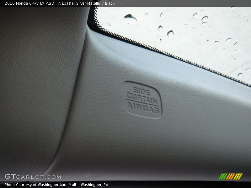 Alabaster Silver Metallic / Black 2010 Honda CR-V LX AWD