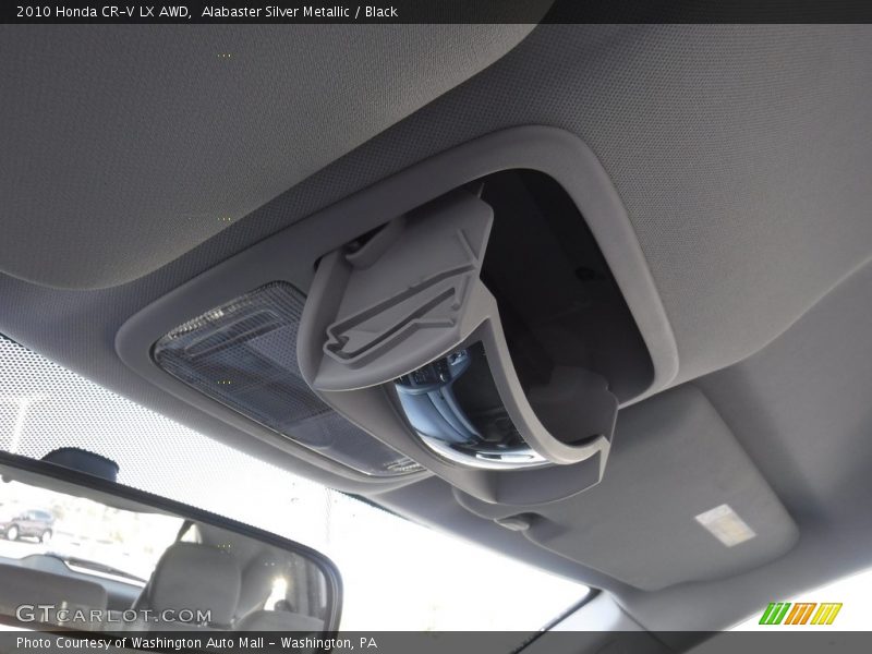 Alabaster Silver Metallic / Black 2010 Honda CR-V LX AWD