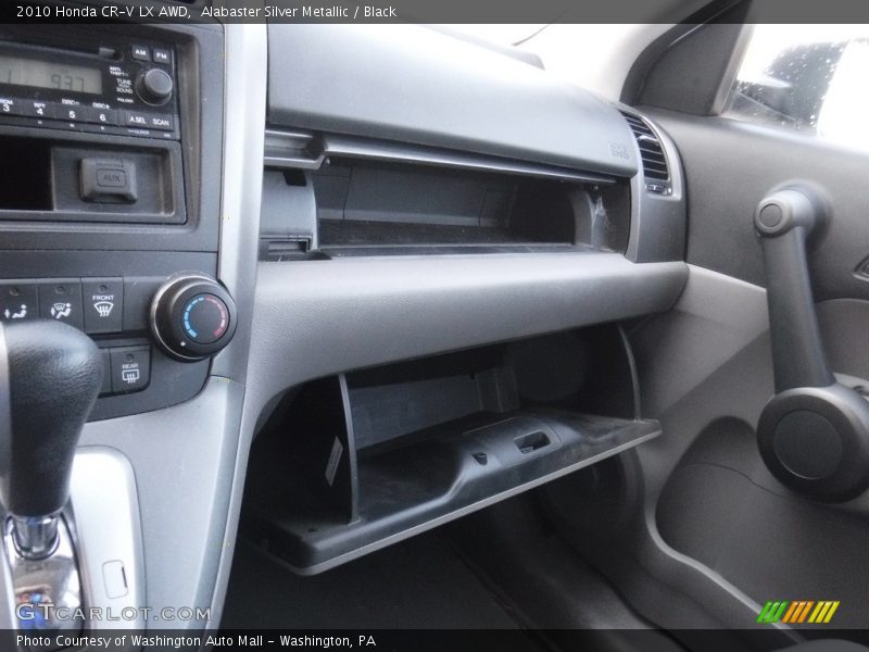 Alabaster Silver Metallic / Black 2010 Honda CR-V LX AWD