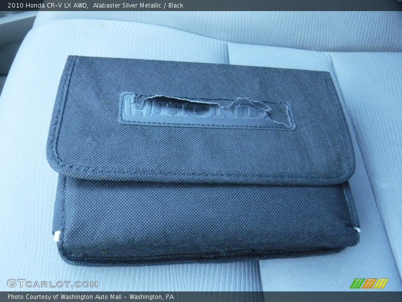 Alabaster Silver Metallic / Black 2010 Honda CR-V LX AWD