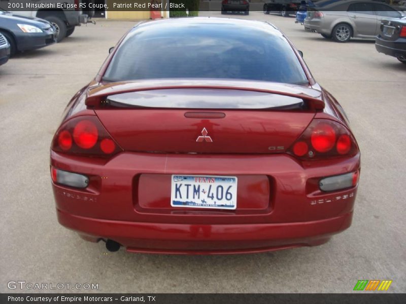 Patriot Red Pearl / Black 2001 Mitsubishi Eclipse RS Coupe
