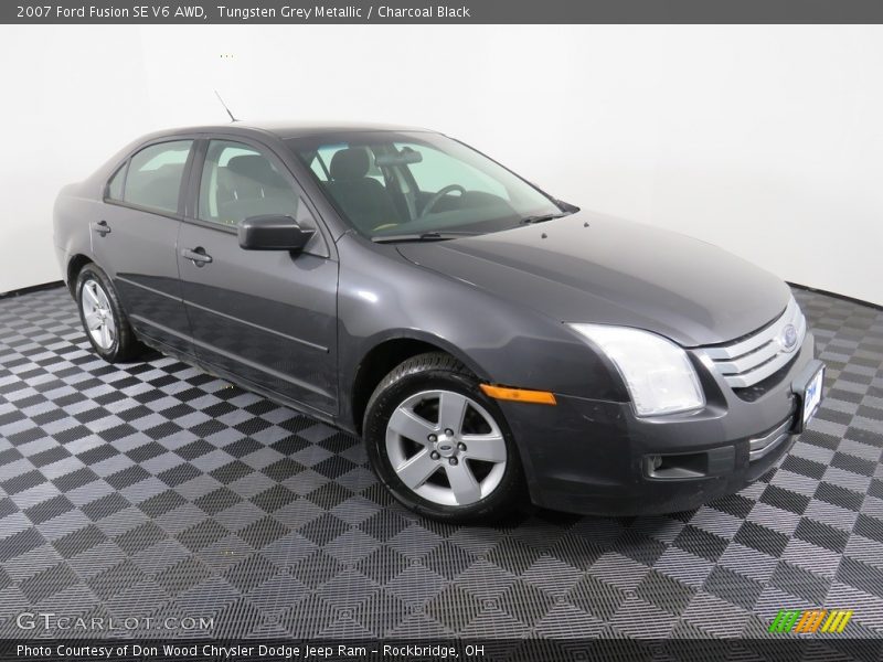 Tungsten Grey Metallic / Charcoal Black 2007 Ford Fusion SE V6 AWD