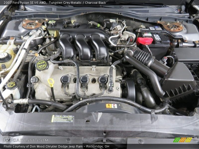 Tungsten Grey Metallic / Charcoal Black 2007 Ford Fusion SE V6 AWD
