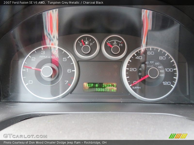 Tungsten Grey Metallic / Charcoal Black 2007 Ford Fusion SE V6 AWD
