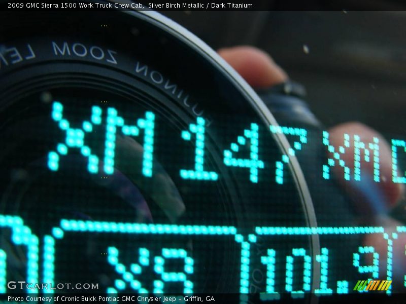 Silver Birch Metallic / Dark Titanium 2009 GMC Sierra 1500 Work Truck Crew Cab