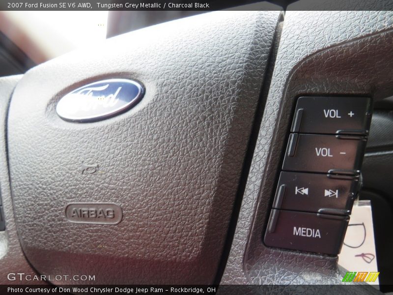 Tungsten Grey Metallic / Charcoal Black 2007 Ford Fusion SE V6 AWD