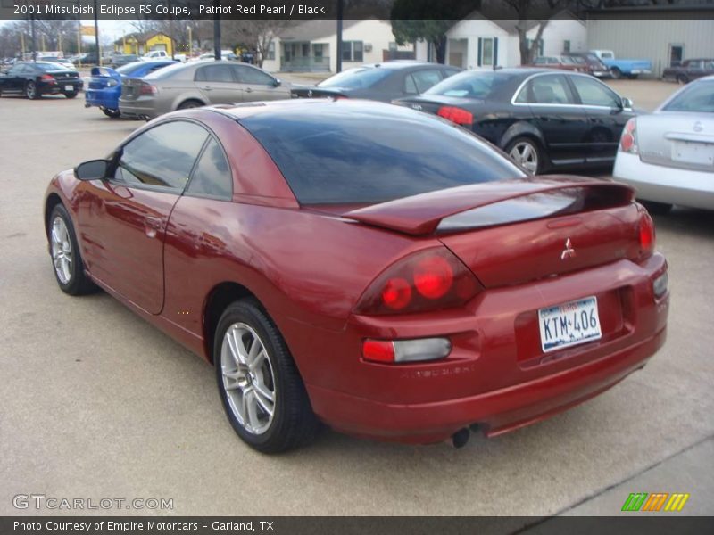Patriot Red Pearl / Black 2001 Mitsubishi Eclipse RS Coupe