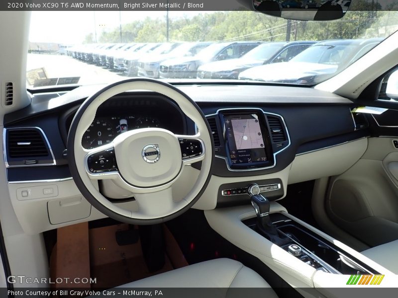  2020 XC90 T6 AWD Momentum Blond Interior