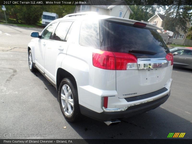 White Frost Tricoat / Jet Black 2017 GMC Terrain SLE AWD