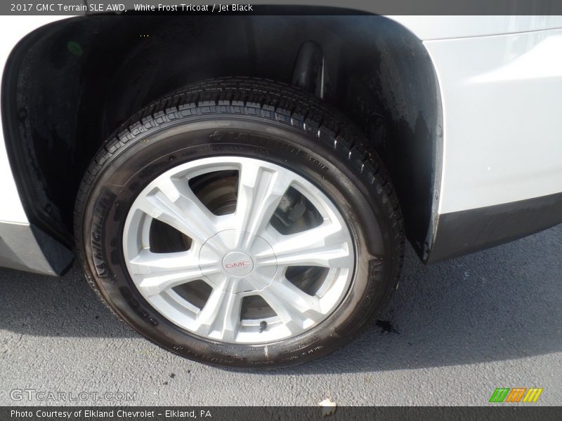 White Frost Tricoat / Jet Black 2017 GMC Terrain SLE AWD