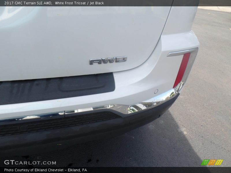 White Frost Tricoat / Jet Black 2017 GMC Terrain SLE AWD