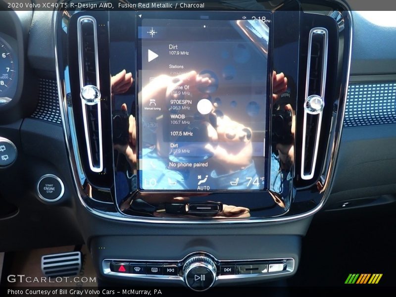 Fusion Red Metallic / Charcoal 2020 Volvo XC40 T5 R-Design AWD