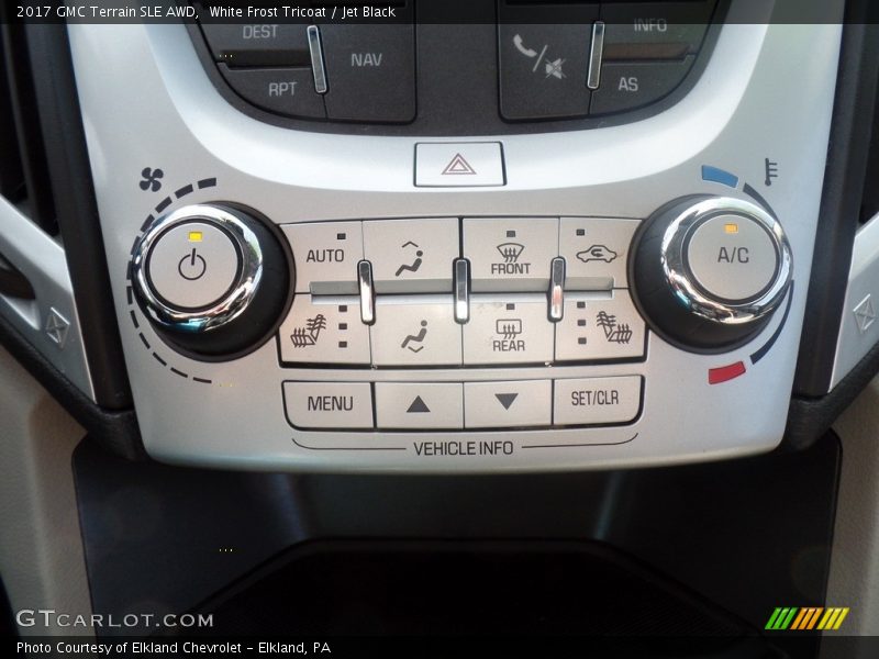 White Frost Tricoat / Jet Black 2017 GMC Terrain SLE AWD