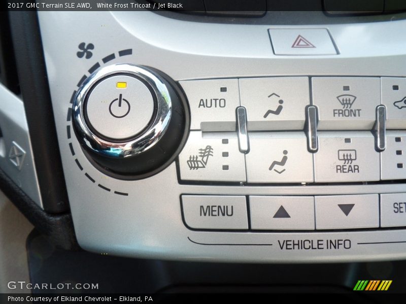 White Frost Tricoat / Jet Black 2017 GMC Terrain SLE AWD