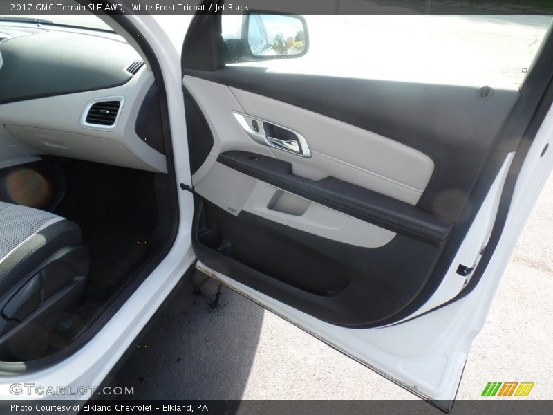White Frost Tricoat / Jet Black 2017 GMC Terrain SLE AWD
