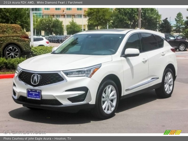 White Diamond Pearl / Parchment 2019 Acura RDX AWD