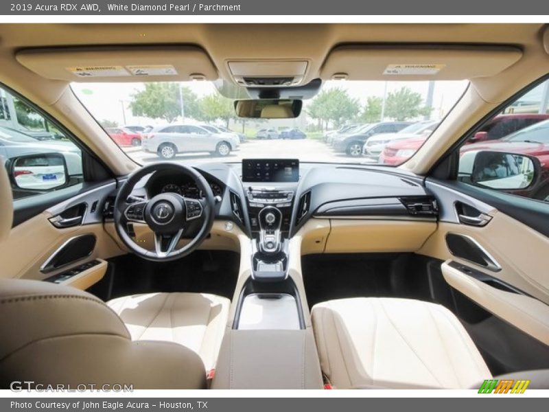 White Diamond Pearl / Parchment 2019 Acura RDX AWD