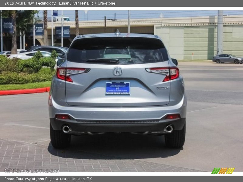 Lunar Silver Metallic / Graystone 2019 Acura RDX Technology