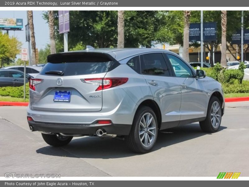 Lunar Silver Metallic / Graystone 2019 Acura RDX Technology