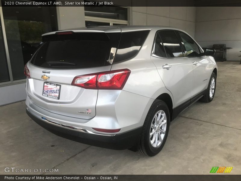 Silver Ice Metallic / Jet Black 2020 Chevrolet Equinox LT AWD