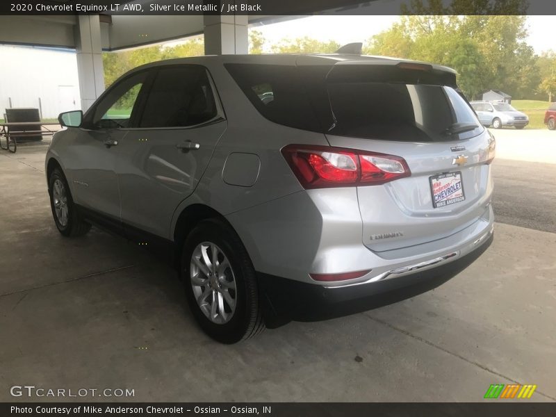 Silver Ice Metallic / Jet Black 2020 Chevrolet Equinox LT AWD