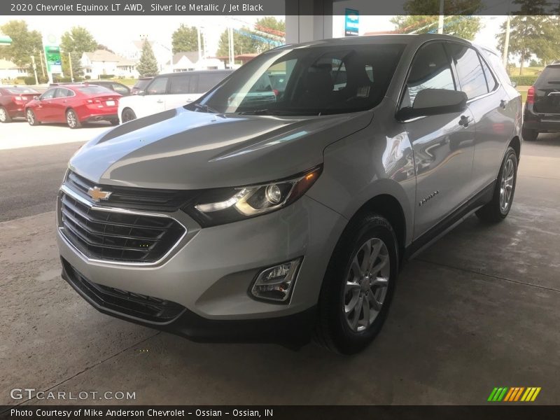 Silver Ice Metallic / Jet Black 2020 Chevrolet Equinox LT AWD