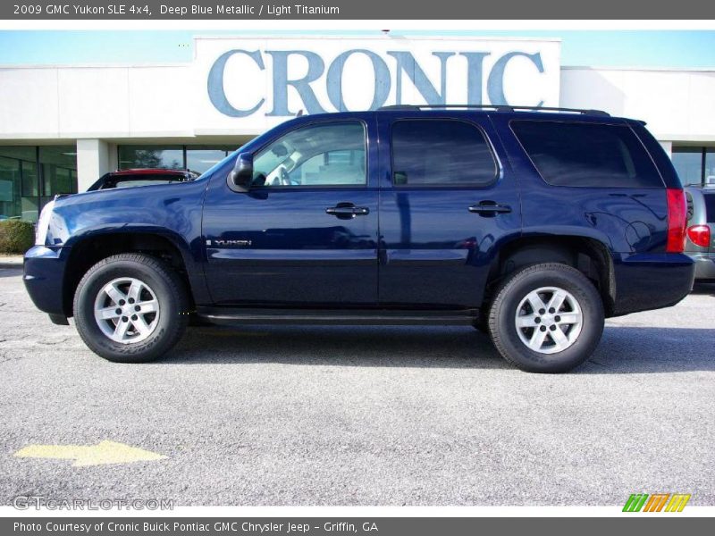 Deep Blue Metallic / Light Titanium 2009 GMC Yukon SLE 4x4
