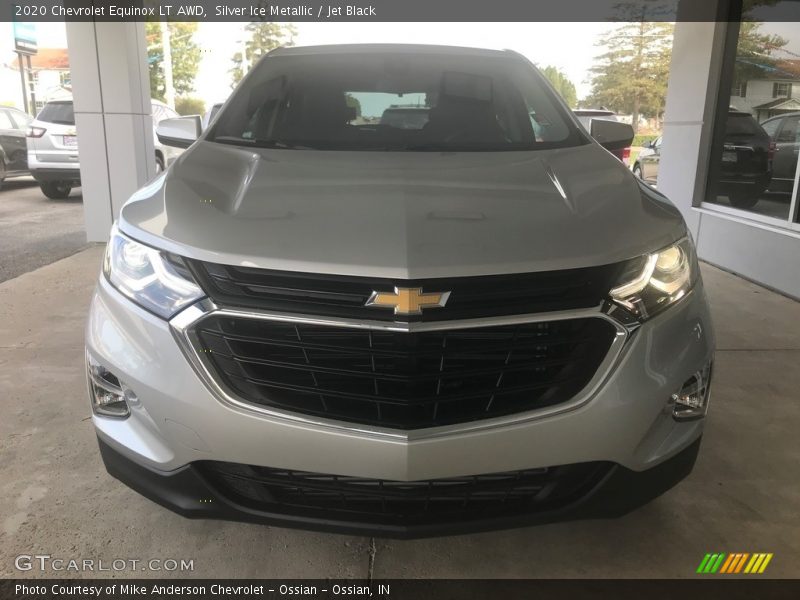 Silver Ice Metallic / Jet Black 2020 Chevrolet Equinox LT AWD