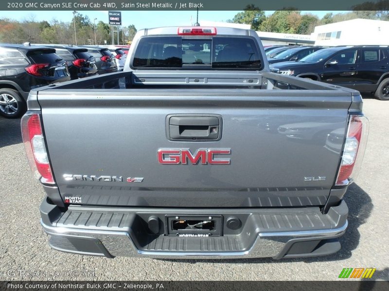 Satin Steel Metallic / Jet Black 2020 GMC Canyon SLE Crew Cab 4WD