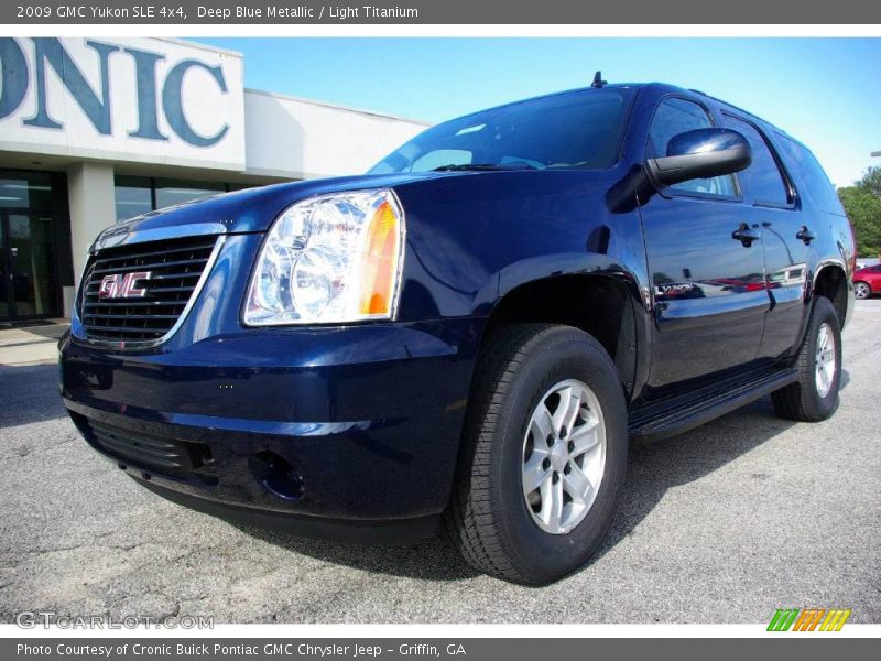 Deep Blue Metallic / Light Titanium 2009 GMC Yukon SLE 4x4